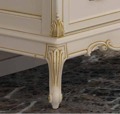 Bedroom dresser cabinet classic sideboard with mirror elegant style furniture