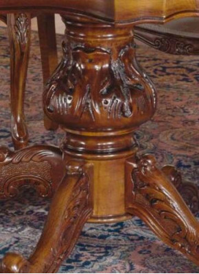 Dining table set table 6x chairs chair dining room set group solid wood 7-piece new