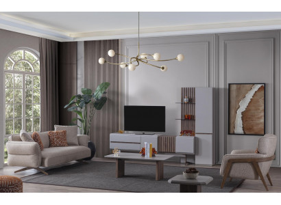 Living room set furnishing complete room furniture sofa couch set 5-piece.