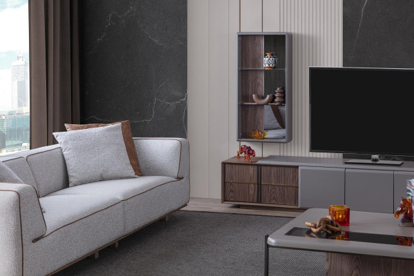 Designer Living Room Set 7-piece. Modern Living Room Walls Wardrobe