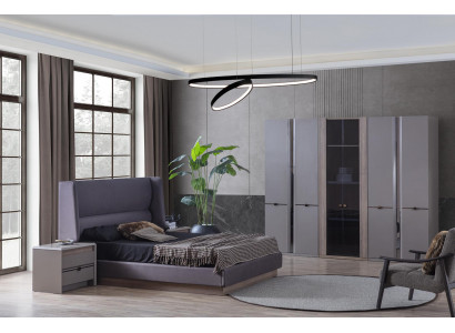 Bedroom set bed wardrobes wardrobe beds 2x nightstands 4-piece set.