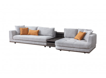 Exclusive corner sofa L - shape grey living room corner suite couch sofa upholstery