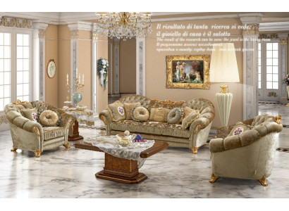 Sofa set living room three-seater couch furniture upholstered sofas Bizzotto 3+2