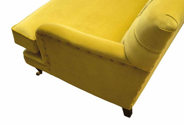 Chesterfield Sofa Upholstery Couch 3 Seater Yellow Yellow Sofas Couches