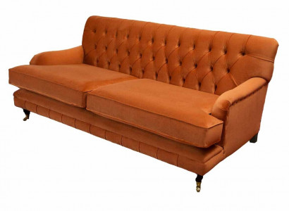 Chesterfield Design Luxury Upholstered Sofa Couch Seating Set Fabric New