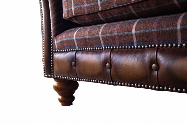 Chesterfield loveseat furniture 2-seater sofa couch upholstery lounge couches