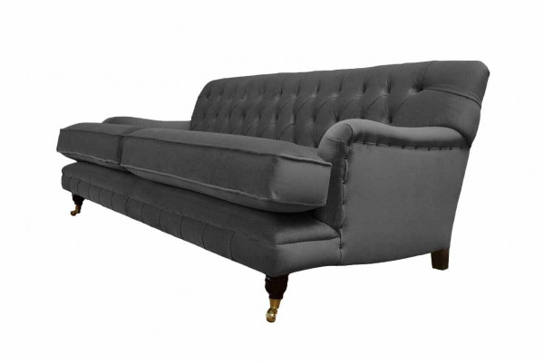 Sofa 3-seater couches Art Deco three-seater new textile luxury couch upholstery