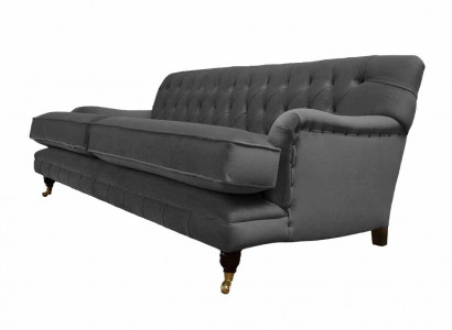 Sofa 3-seater couches Art Deco three-seater new textile luxury couch upholstery