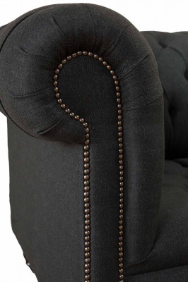 Sofa 3-seater couches Art Deco three-seater new textile luxury couch upholstery