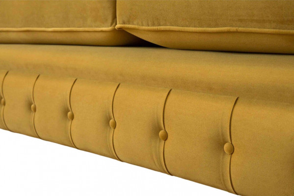 Three-seater sofa 3-seater sofas upholstered furniture couches Chesterfield new