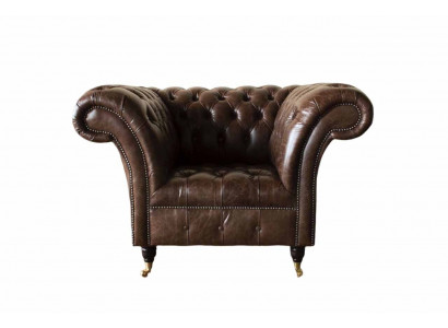 Chesterfield Armchair Classic Design Living Room Upholstered Single Chair Style Furniture