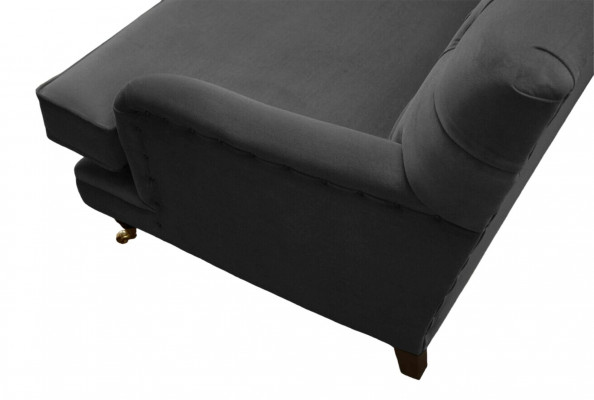 Chesterfield armchair couch upholstery 1-seater design couches textile new