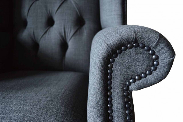 Armchair Single Seater Chesterfield Sofa Furniture Luxury Furniture Wing Chair New
