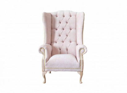 Wingback chair armchair TV single-seater sofa couch upholstery fabric relax new