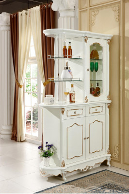 Bar cupboard wood cabinets counter home bar counter table wine cabinet shelves