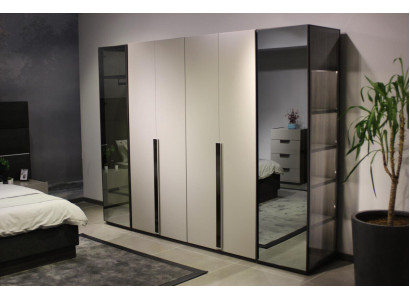 Wardrobe Designer Wardrobe with Mirror Bedroom Luxury Furniture Wood New