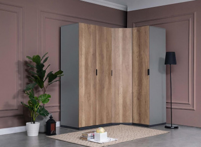 Wardrobe Youth Room Brown Cabinets Furniture Design New Bedroom
