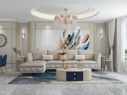 Luxurious living room corner suite corner sofa corner couch sofa upholstery corner couch leather