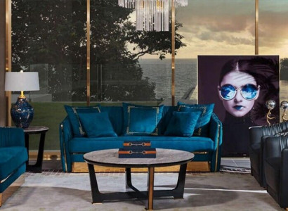 5-piece sofa set: sofa seat, coffee table, couch, modern sofas, leather sofa