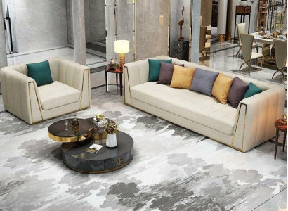 Stainless Steel Exclusive Design Furniture 31-Seater Stool Couch Upholstery Suite