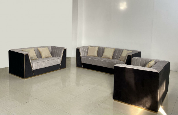 Design sofas upholstered furniture sofas modern luxury elegant seating suite 3+2+1 seater