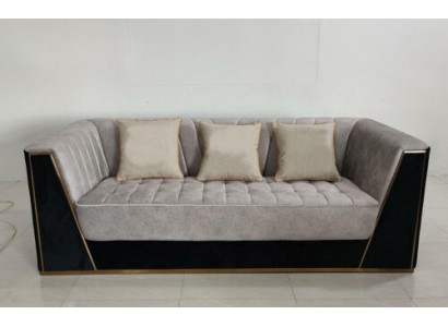 Sofa 3-seater sofas luxury textile couches big upholstery designer furniture three-seater