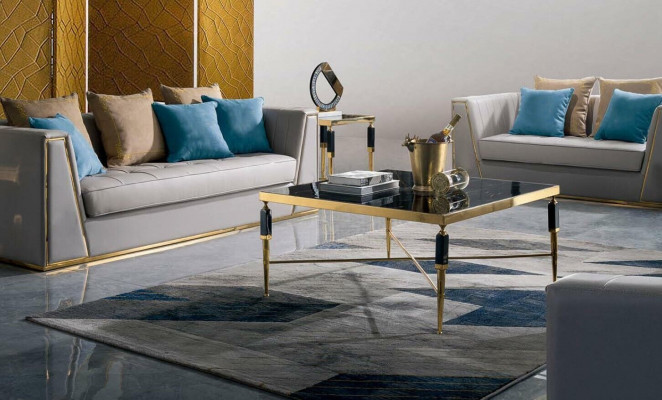 Three-seater 3-seater set design sofas upholstery couches leather three-seater luxury