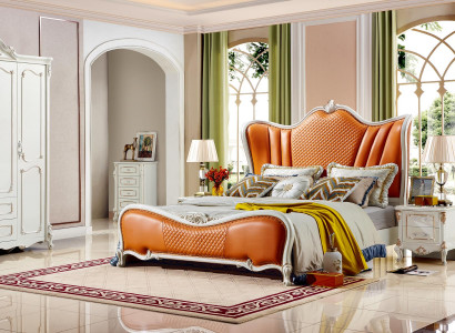 Classic Bedroom Set Couch Bed Elegant Furniture 3-piece Set Beds