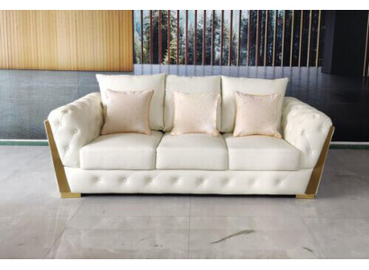 Three-seater couch furniture interior Chesterfield Medusa luxury interior