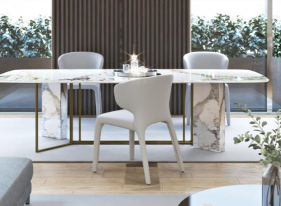 Luxury Furniture Marble Tables 180x90cm Living Room Hotel Dining Room Table Designer New