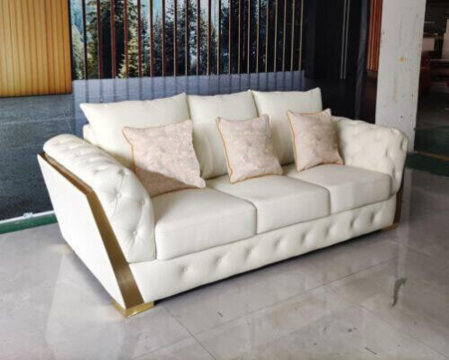 Three-seater couch furniture interior Chesterfield Medusa luxury interior