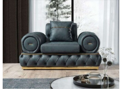 Chesterfield Armchair Seat Baroque Rococo Classic Furniture Living Room Upholstery New