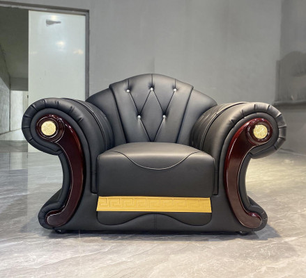 Luxury Armchair Chesterfield Single-Seater Couch Furniture Sofa 1-Seater