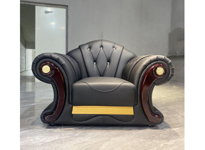 Luxury Armchair Chesterfield Single-Seater Couch Furniture Sofa 1-Seater