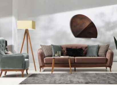 Suite Sofa Suite Luxury Sofa 4+1 Seat Group Living Room Fabric Design Furniture