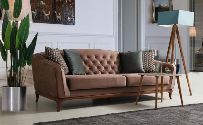 Suite Sofa Suite Luxury Sofa 4+1 Seat Group Living Room Fabric Design Furniture