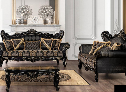 Sofa set 3+3 seater sofa armchair sofas luxury suite set polyester fabric new