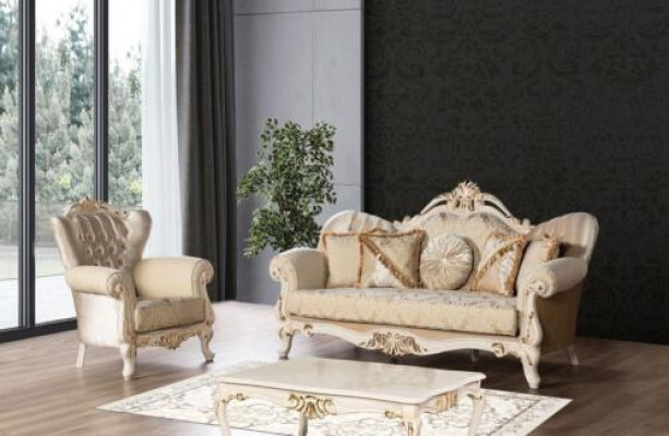 Sofa Couch Upholstery Fabric Couches Upholstery Set 3+1 Seater + Coffee Table 3-piece.