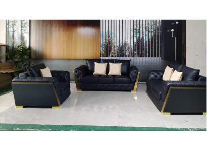 Chesterfield 3+2+1 Sofa Set Couch Furniture Sofa Couches Set 3-piece