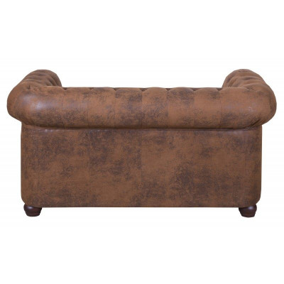 Chesterfield York Gobi 2 Seater Leather Couch Upholstered Sofas Couches New