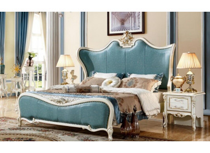 Bed 2x Nightstand Luxury Beds Furniture 3-piece Wood Classic Bedroom