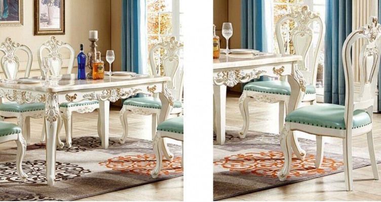 Chair dining room armchair chairs wood beige single-seater baroque armchair