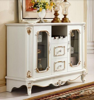 Classic sideboard glass cabinet dresser furniture display cabinet cabinet baroque