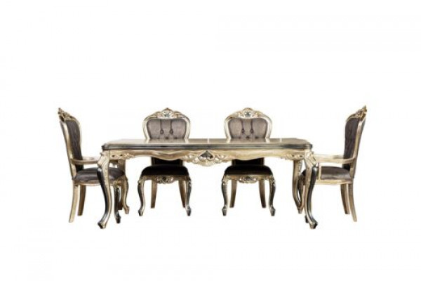 Classic dining table baroque tables dining tables wooden table 208x108 cm