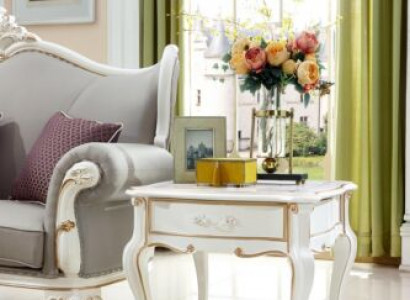 Side table white classic wood design living room furniture console tables