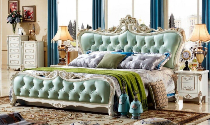 Chesterfield bedroom bed design beds 180x200 furniture green hotel