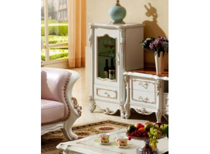 Showcase luxury cabinet wood style white glass new cabinets glass cabinet