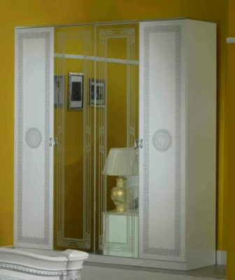 Luxury wardrobe designer high-gloss wardrobes furniture living wood new