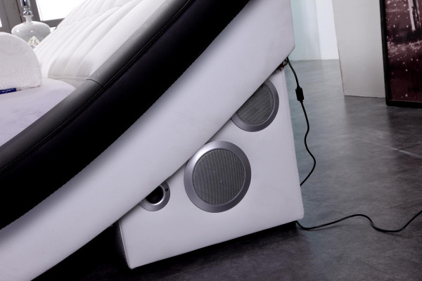 Bed Design Digital USB Beds Luxury Bedroom Furniture Leather Double