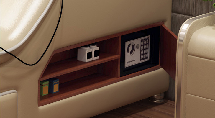Bed Multifunction Safe Heat Lounger USB Sound Double Beds Feature New